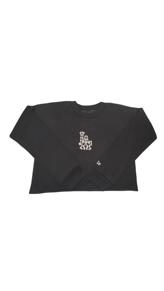 LA BARB CROP TOP (black)